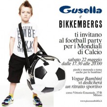 Gusella e Bikkembergs – Football Party con Vogue Bambini