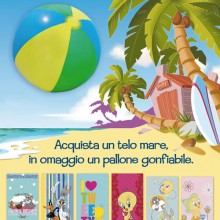 Bassetti Kids, telo mare in promozione