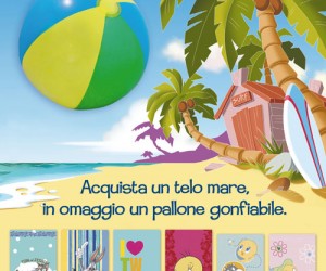 Bassetti Kids, telo mare in promozione